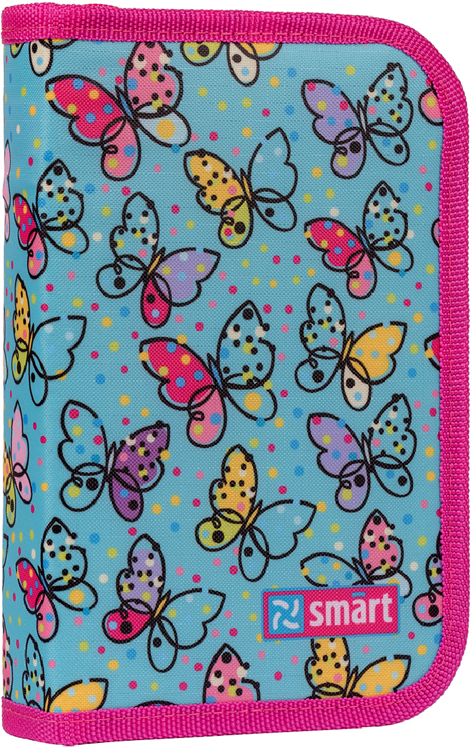 Пенал твердый Smart одинарный с двумя клапанами HP-04 Bright butterflies голубой (532835)
Пенал твердый Smart одинарный с двумя клапанами HP-04 Bright butterflies голубой (532835)