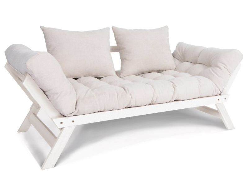 Диван футон раскладной ROCO KrasivoDoma, 155*80*75 см, из 100% массива сосны, +2 подушки и матрас 205*75 см, кремовый
Диван футон раскладной ROCO KrasivoDoma, 155*80*75 см, из 100% массива сосны, +2 подушки и матрас 205*75 см, кремовый