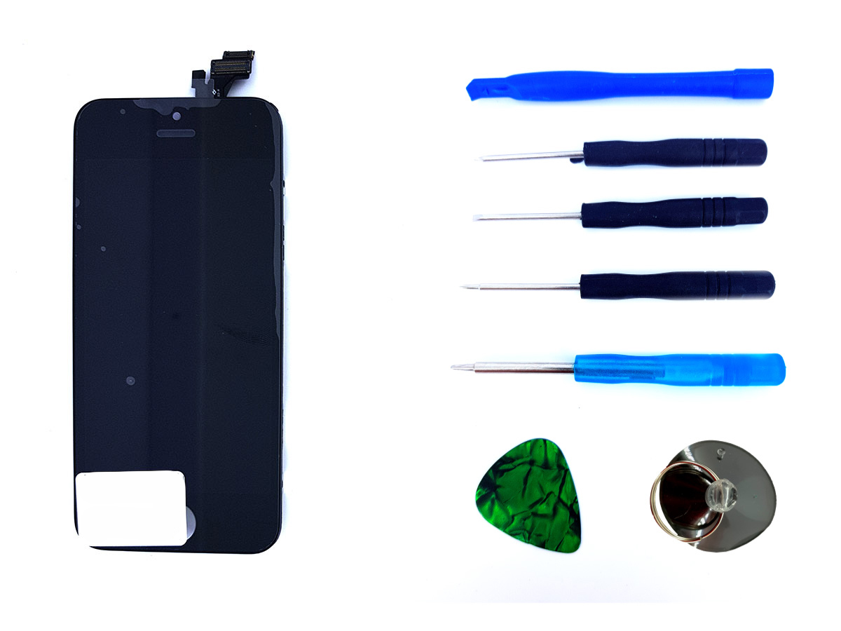 Дисплейный модуль (дисплей, экран) iPhone 5 черный Original PRC + набор для замены
Дисплейный модуль (дисплей, экран) iPhone 5 черный Original PRC + набор для замены