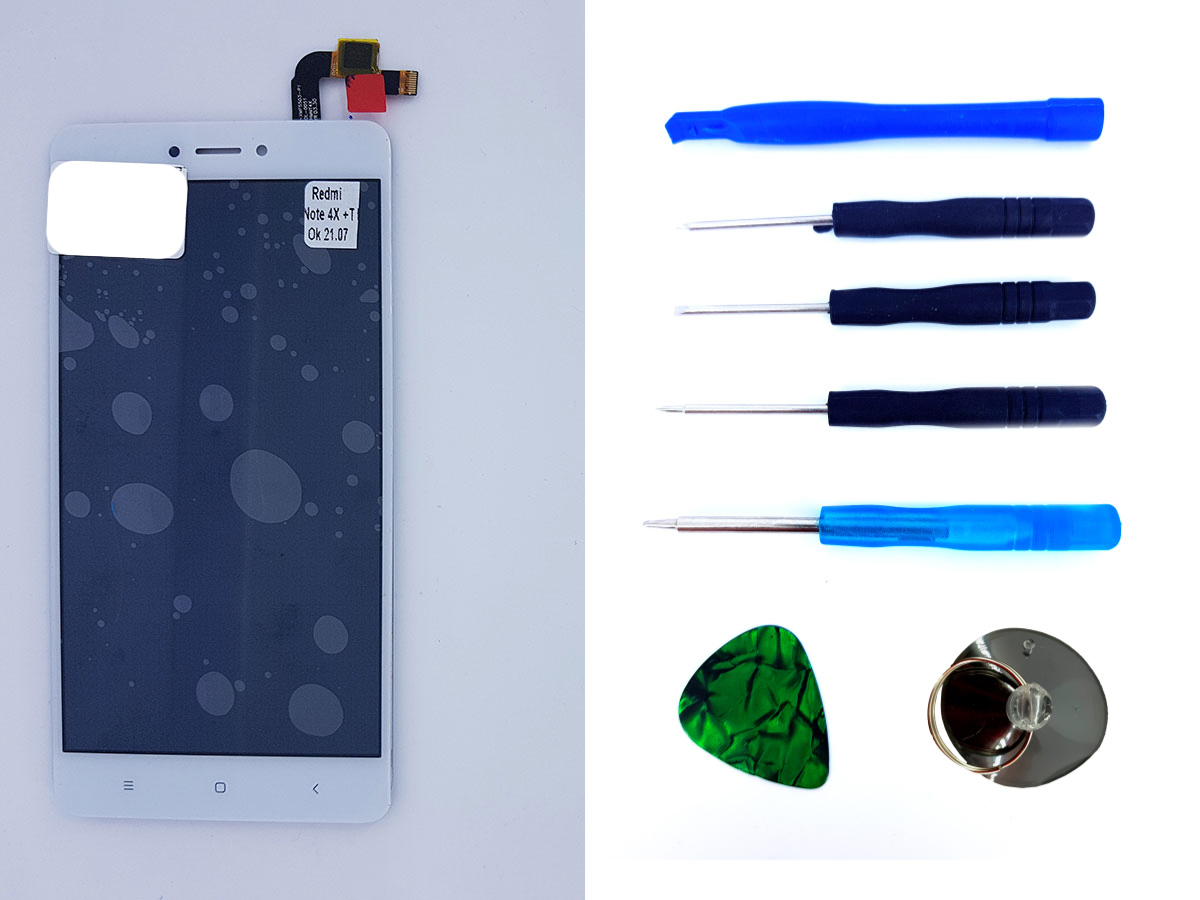 Дисплей + сенсор (модуль) экран Xiaomi Redmi Note 4X белый Original PRC + набор для замены
Дисплей + сенсор (модуль) экран Xiaomi Redmi Note 4X белый Original PRC + набор для замены