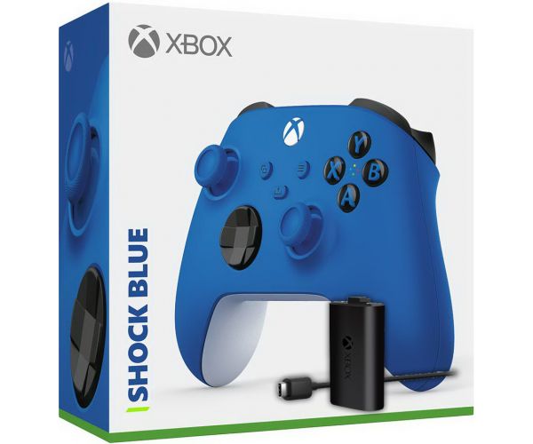 Microsoft Xbox Series X | S Wireless Controller with Bluetooth (Shock Blue) + Play & Charge kit for Xbox Series X and Xbox Series S
Microsoft Xbox Series X | S Wireless Controller with Bluetooth (Shock Blue) + Play & Charge kit for Xbox Series X and Xbox Series S
