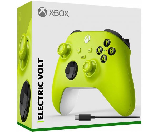 Microsoft Xbox Series X | S Wireless Controller with Bluetooth (Electric Volt) + USB Type-C кабель
Microsoft Xbox Series X | S Wireless Controller with Bluetooth (Electric Volt) + USB Type-C кабель