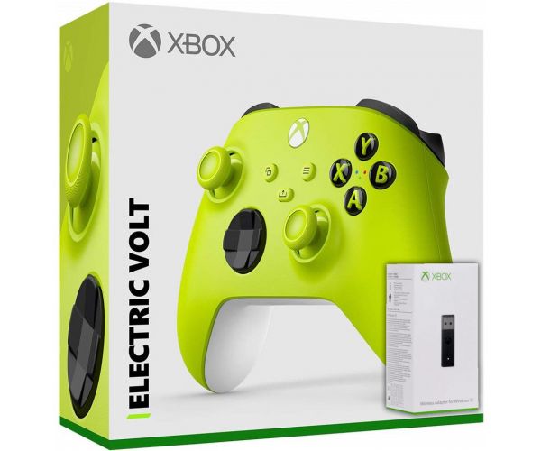 Microsoft Xbox Series X | S Wireless Controller with Bluetooth (Electric Volt) + Адаптер беспроводного геймпада для Windows (Upgrade Version)
Microsoft Xbox Series X | S Wireless Controller with Bluetooth (Electric Volt) + Адаптер беспроводного геймпада для Windows (Upgrade Version)