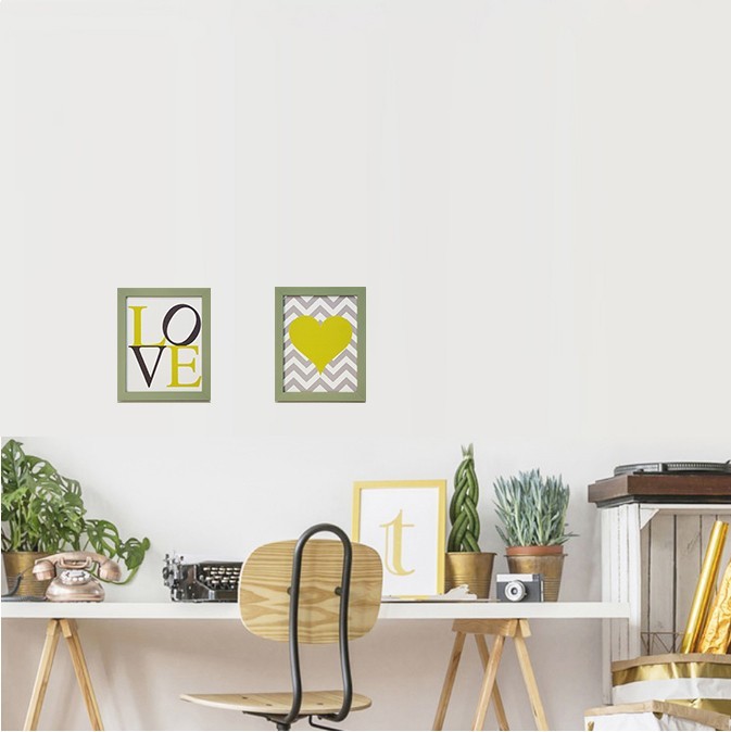 2 Постера Love и Сердце 200х250мм в деревянных рамах зеленого цвета Frames Poster Decor
2 Постера Love и Сердце 200х250мм в деревянных рамах зеленого цвета Frames Poster Decor
