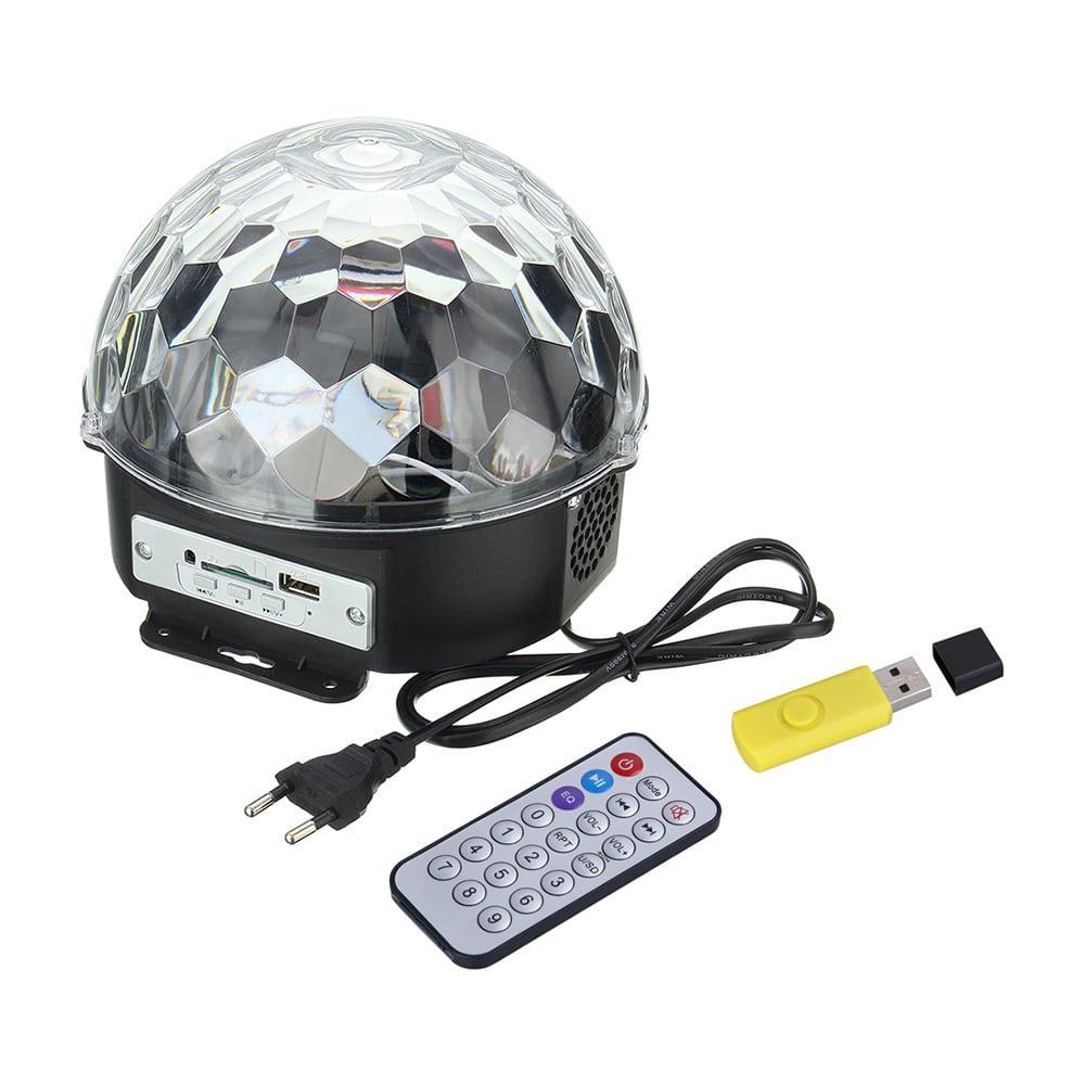 Светодиодный диско шар проектор LED Crystal Magic Ball Light колонка светомузыка с пультом (0558)
Светодиодный диско шар проектор LED Crystal Magic Ball Light колонка светомузыка с пультом (0558)