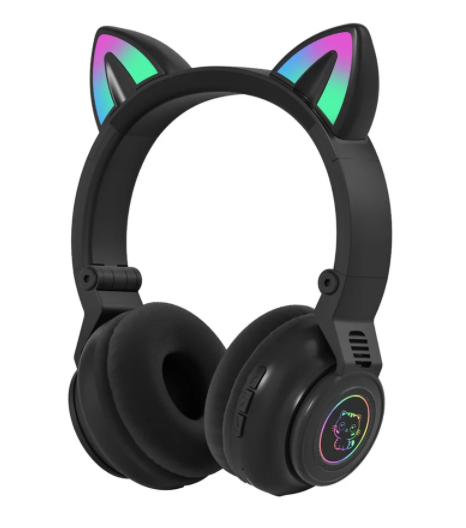 Беспроводные MP3 Наушники с Ушками с подсветкой + FM-Радио + MicroSD с микрофоном Cat STN26 Черный
Беспроводные MP3 Наушники с Ушками с подсветкой + FM-Радио + MicroSD с микрофоном Cat STN26 Черный