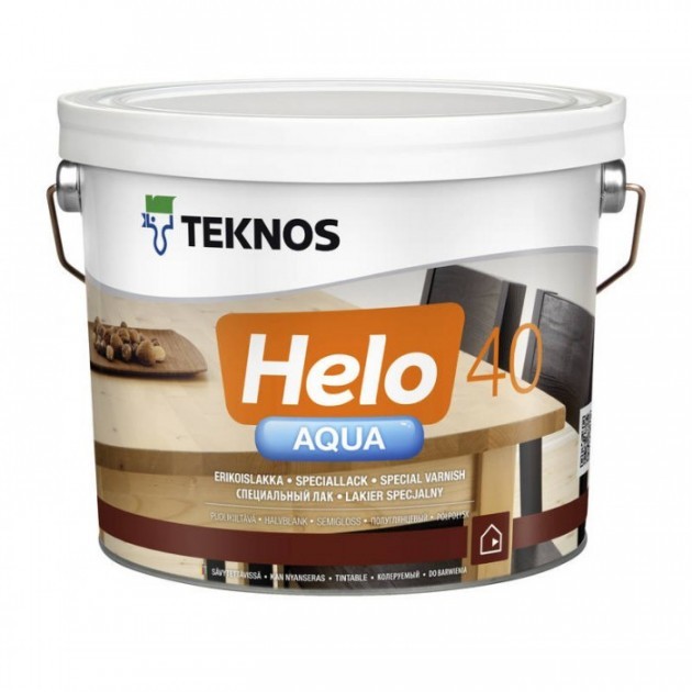 Лак Teknos HELO AQUA 40 ( Текнос ХЕЛО АКВА 40 ) 9 л водоразбавляемый, полеуретановый, полуглянцевый, для пола и мебели
Лак Teknos HELO AQUA 40 ( Текнос ХЕЛО АКВА 40 ) 9 л водоразбавляемый, полеуретановый, полуглянцевый, для пола и мебели