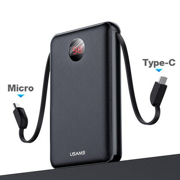 УМБ Power Bank Usams 10000 mAh mini 3xUSB с кабелем Micro USB/USB Type-C черный (US-CD74-BL)
УМБ Power Bank Usams 10000 mAh mini 3xUSB с кабелем Micro USB/USB Type-C черный (US-CD74-BL)