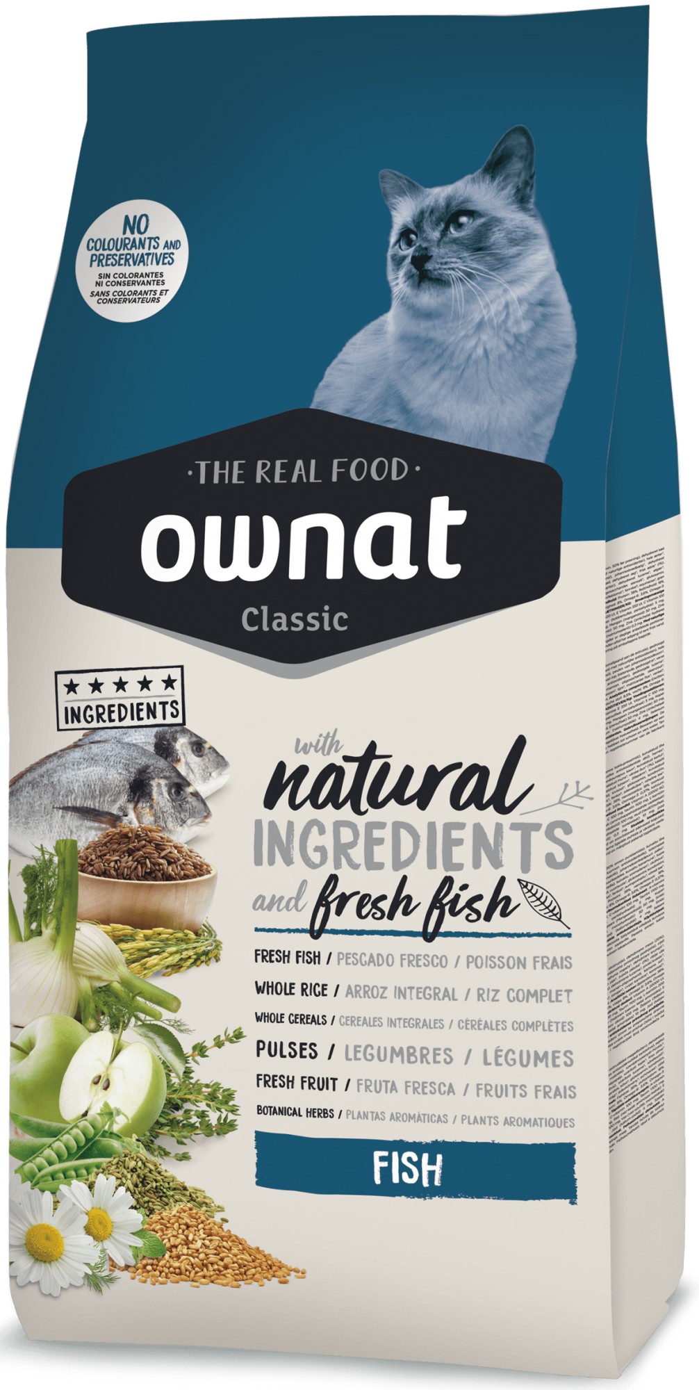 Сухой корм для кошек Ownat Classic Fish (Cat) — корм для взрослых кошек с Рыбой 1.5 кг
Сухой корм для кошек Ownat Classic Fish (Cat) — корм для взрослых кошек с Рыбой 1.5 кг