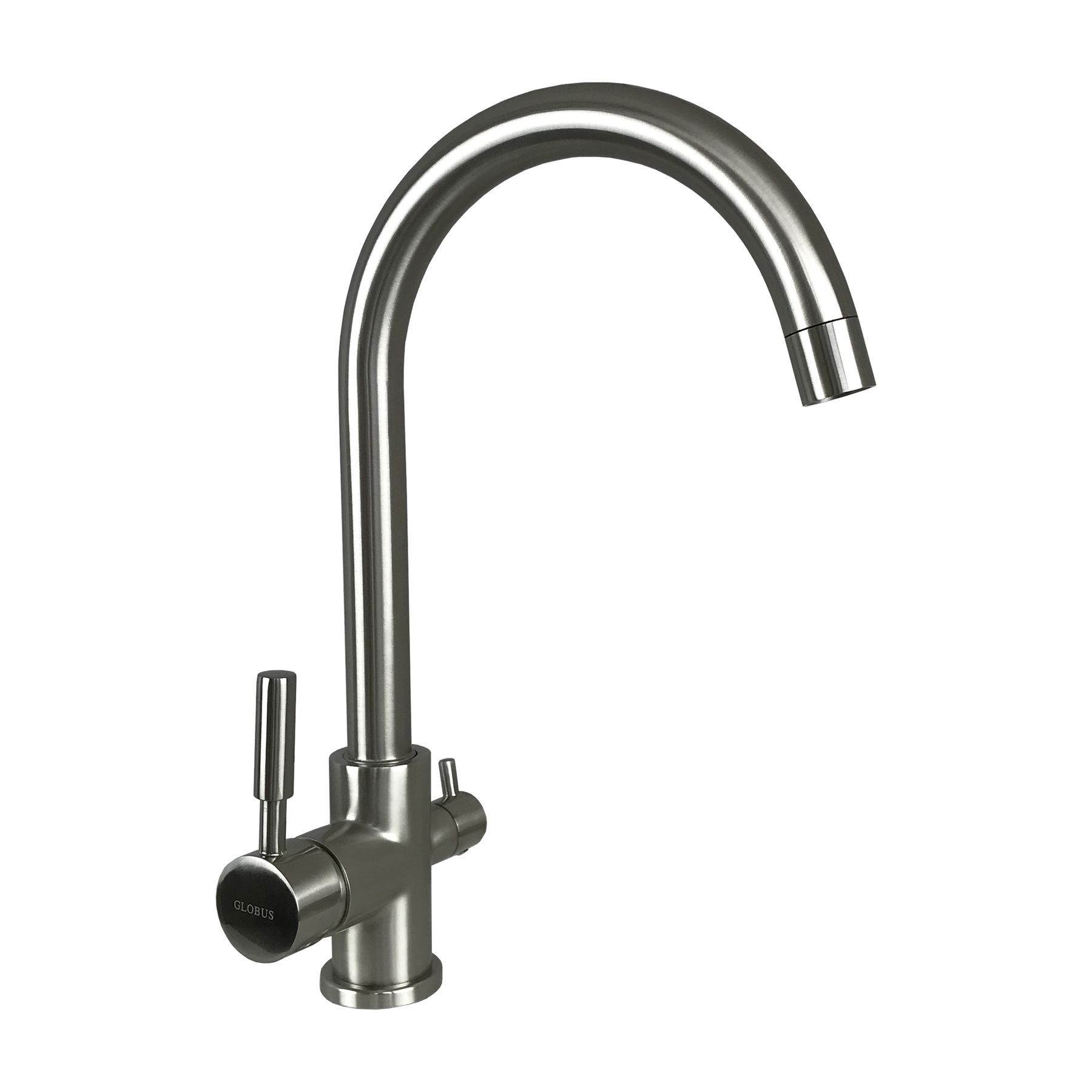 Смеситель для кухни с подключением к фильтру Globus Lux GLLR-0333-8-StSTEEL (SX702831)
Смеситель для кухни с подключением к фильтру Globus Lux GLLR-0333-8-StSTEEL (SX702831)