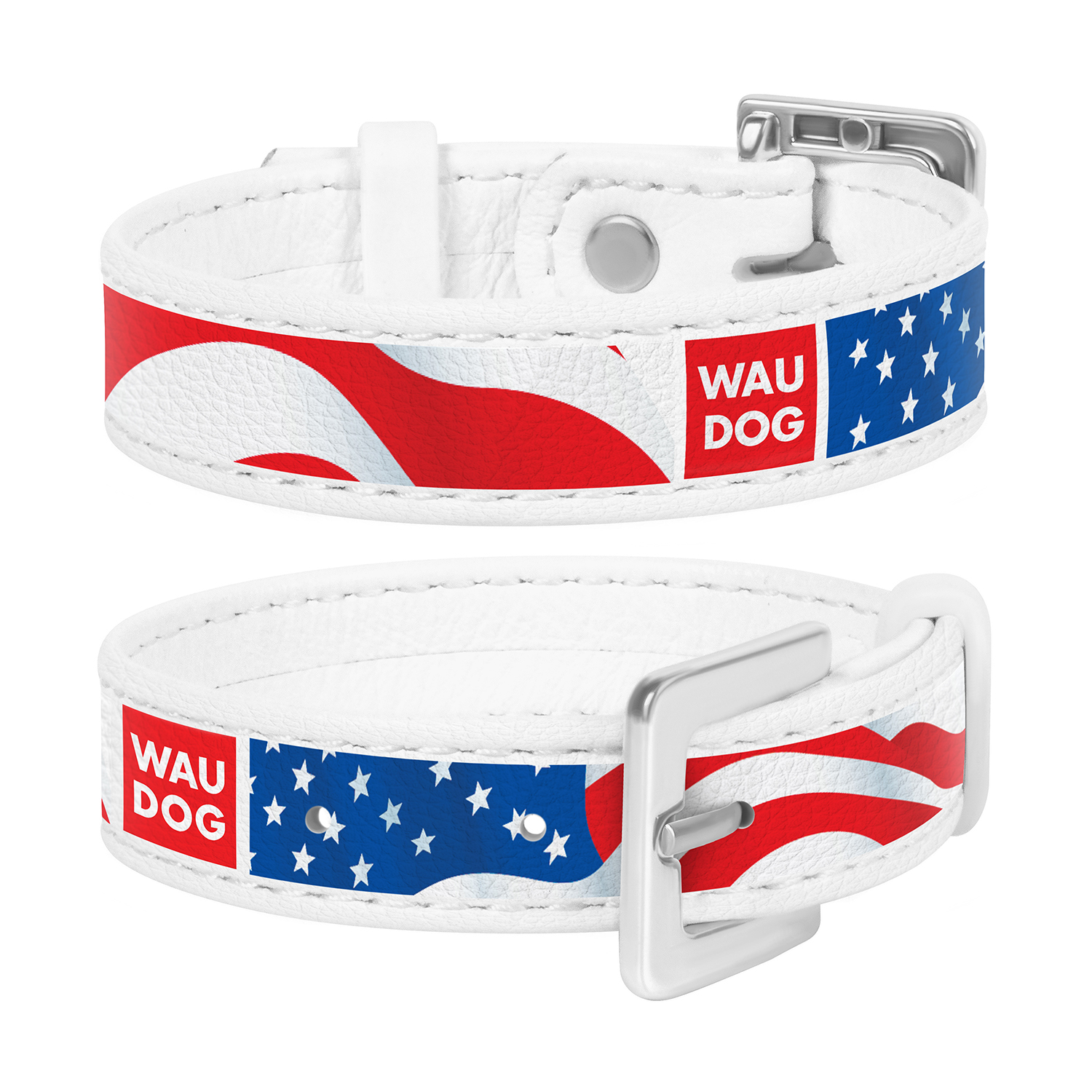 Браслет WAUDOG Design с рисунком "Звёзды и полосы", премиум кожа 17-23 см 15 мм Белый (0323-0054-15)
Браслет WAUDOG Design с рисунком "Звёзды и полосы", премиум кожа 17-23 см 15 мм Белый (0323-0054-15)