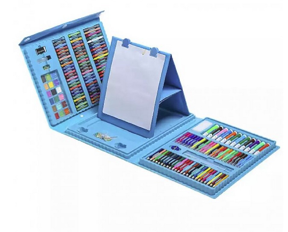 Детский Творческий набор для Рисования Art Kit Blue 208 предметов в Чемоданчике с Мольбертом
Детский Творческий набор для Рисования Art Kit Blue 208 предметов в Чемоданчике с Мольбертом