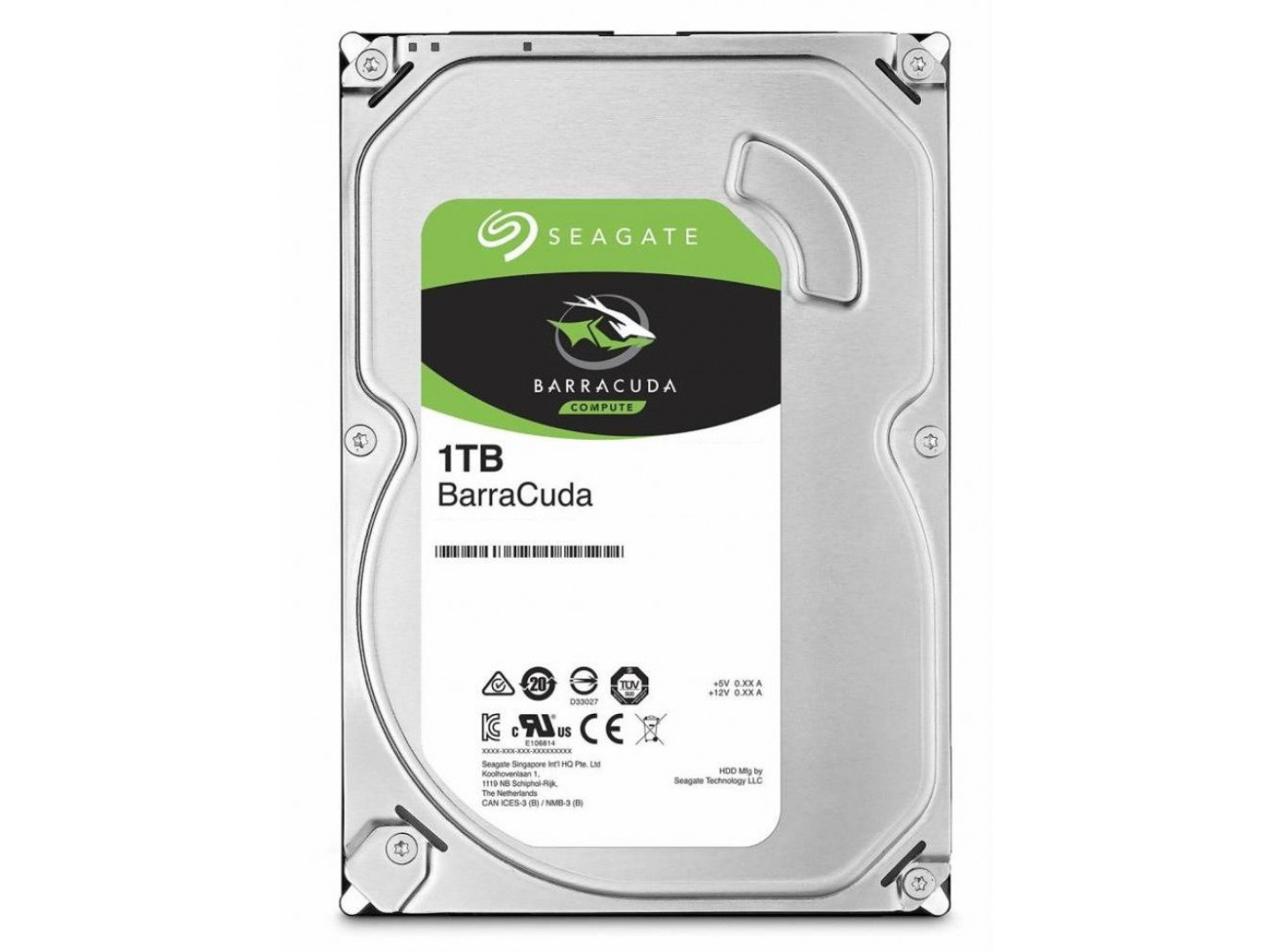Жесткий диск 3.5" 1Tb Seagate BarraCuda, SATA3, 64Mb, 7200 rpm (ST1000DM010) (Ref)
Жесткий диск 3.5" 1Tb Seagate BarraCuda, SATA3, 64Mb, 7200 rpm (ST1000DM010) (Ref)