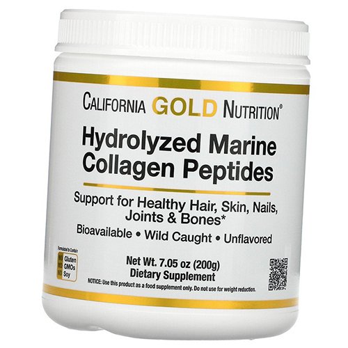 Гидролизованные Пептиды Морского Коллагена, Hydrolyzed Marine Collagen Peptides, California Gold Nutrition 200г Без вкуса (68427002)
Гидролизованные Пептиды Морского Коллагена, Hydrolyzed Marine Collagen Peptides, California Gold Nutrition 200г Без вкуса (68427002)