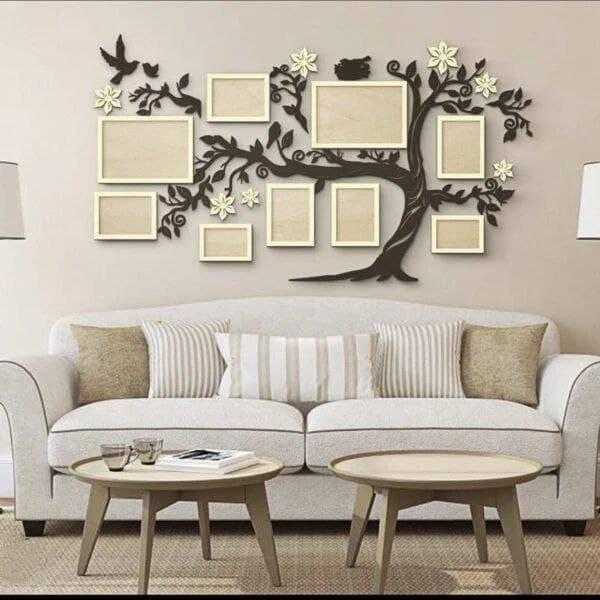 Семейное дерево для фотографий 9 рамок LikeWood Family Tree M 130 × 72 см Темный Орех и светлые рамки
Семейное дерево для фотографий 9 рамок LikeWood Family Tree M 130 × 72 см Темный Орех и светлые рамки
