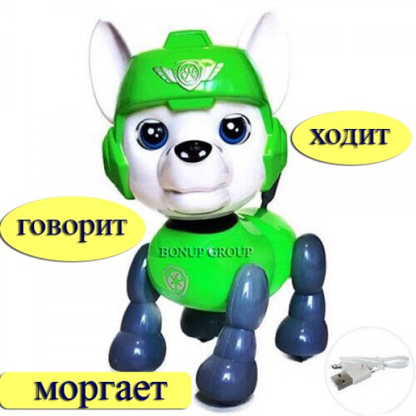 Интерактивная развивающая игрушка собачка повторюшка DISON "Щенячий патруль: Рокки" собака робот сенсорная с мелодиями и световыми эффектами 225116913n
Интерактивная развивающая игрушка собачка повторюшка DISON "Щенячий патруль: Рокки" собака робот сенсорная с мелодиями и световыми эффектами 225116913n