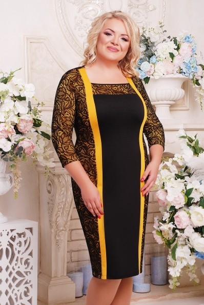 Женское платье батал LineDa, Каролина черный + горчичный 60, Женское платье батал LineDa, Каролина черный + горчичный 6XL 60
Женское платье батал LineDa, Каролина черный + горчичный 60, Женское платье батал LineDa, Каролина черный + горчичный 6XL 60