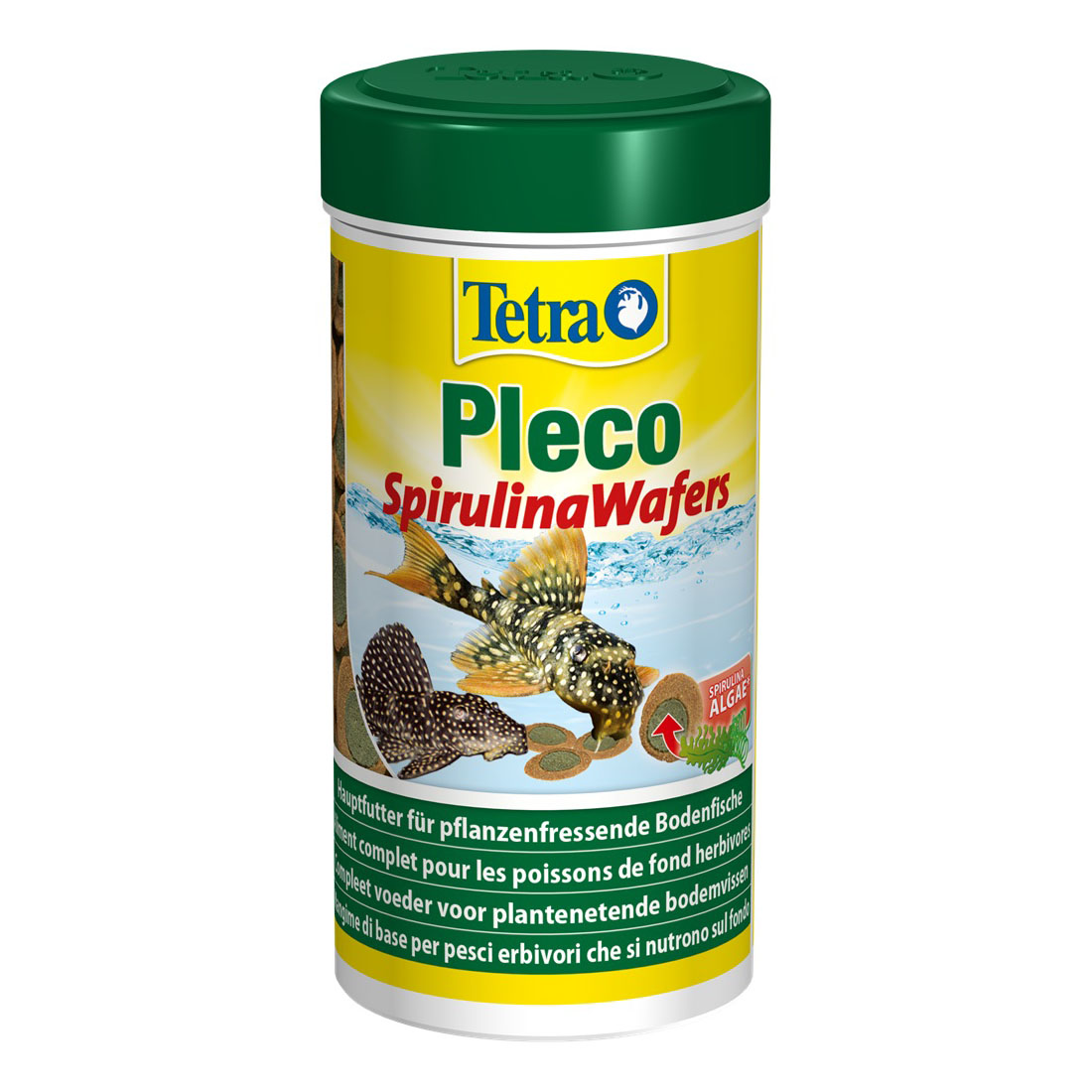 Сухой корм для аквариумных рыб Tetra в пластинках «Pleco Spirulina Wafers» 250 мл (для травоядных донных рыб)
Сухой корм для аквариумных рыб Tetra в пластинках «Pleco Spirulina Wafers» 250 мл (для травоядных донных рыб)