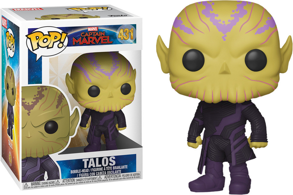 Фигурка Funko Pop Фанко Поп Капитан Марвел Талос Captain Marvel Talos 10 см CM T 431
Фигурка Funko Pop Фанко Поп Капитан Марвел Талос Captain Marvel Talos 10 см CM T 431
