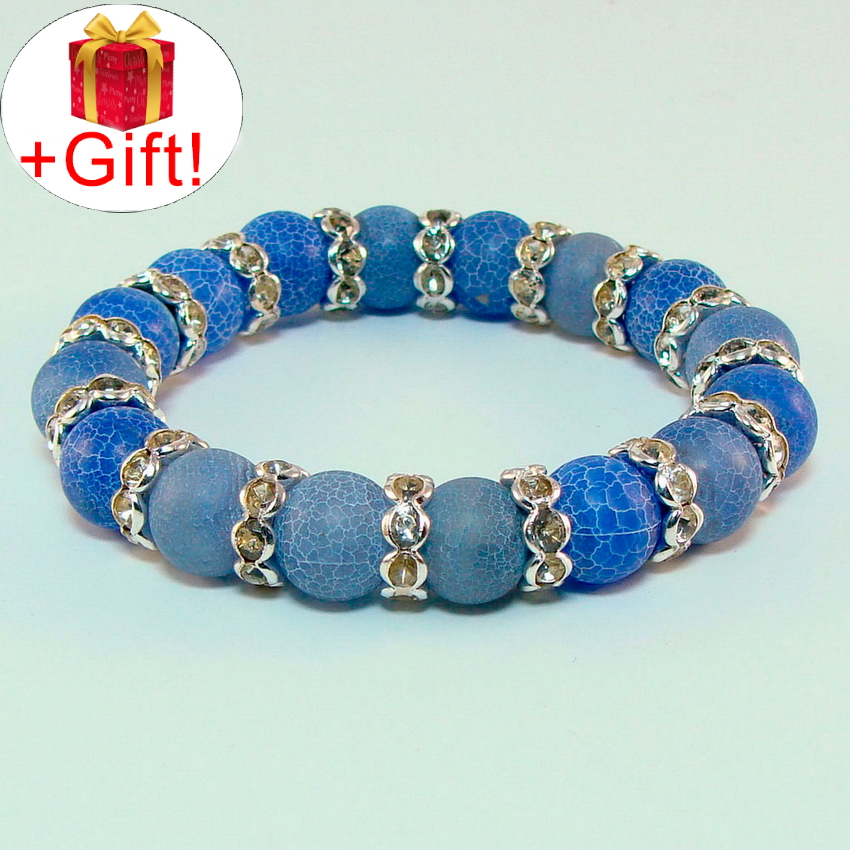 Браслет агат голубой натуральный (10 мм), размер 18 см, julB0159
Браслет агат голубой натуральный (10 мм), размер 18 см, julB0159