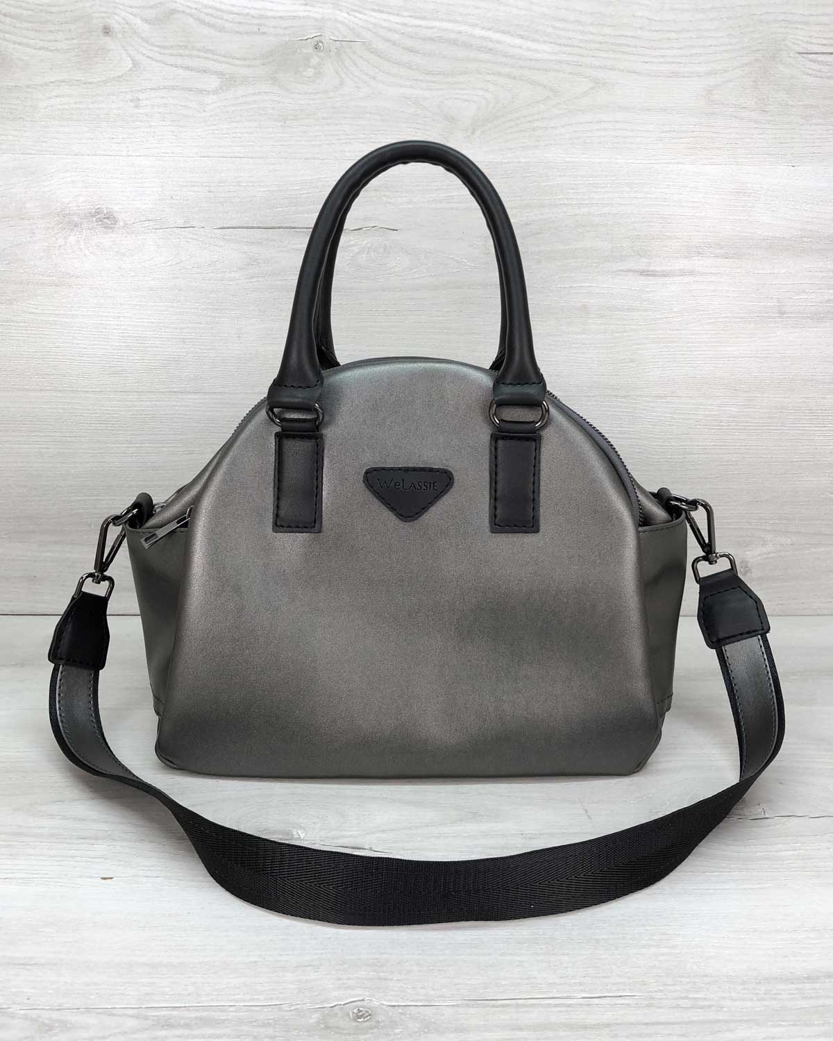 Женская сумка Элис серебро
Женская сумка Элис серебро