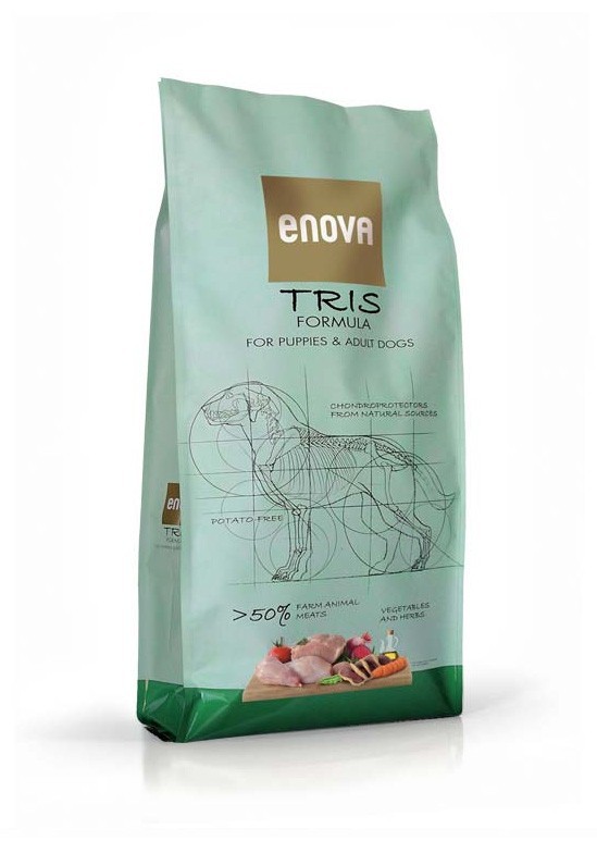 Сухой корм для собак всех возрастов Enova Tris Formula с кроликом, свининой и уткой 20 кг
Сухой корм для собак всех возрастов Enova Tris Formula с кроликом, свининой и уткой 20 кг