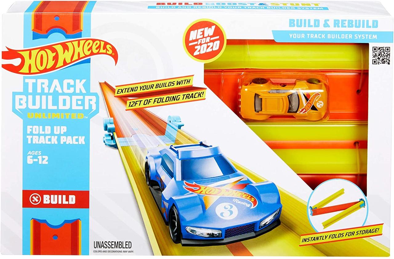 Набор строительных элементов для трека Hot Wheels Track Builder Fold Up Track Pack (GLC91)
Набор строительных элементов для трека Hot Wheels Track Builder Fold Up Track Pack (GLC91)