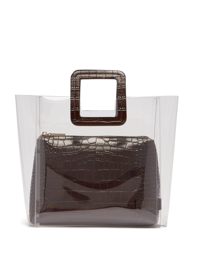 Женская сумка Staud 27 9013 Middle Shirley Bag Clear Brown Croc цвет Коричневый (BW-0429) 
Женская сумка Staud 27 9013 Middle Shirley Bag Clear Brown Croc цвет Коричневый (BW-0429)