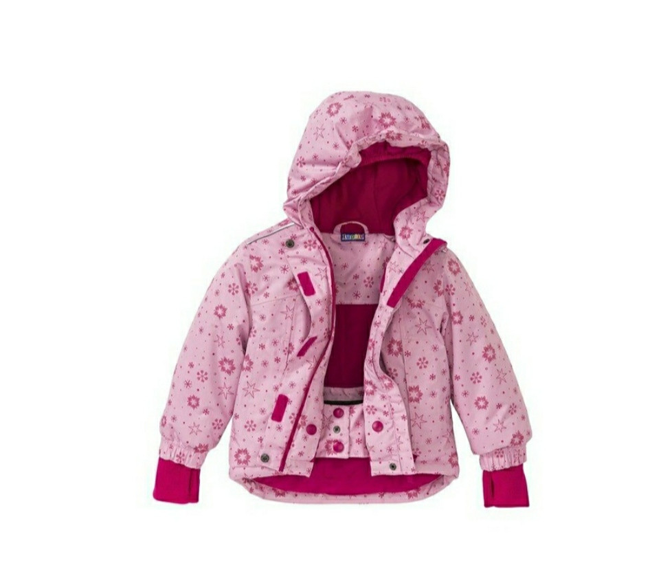 Термокуртка для девочки розовая в снежинки Crivit 98-104см
Термокуртка для девочки розовая в снежинки Crivit 98-104см