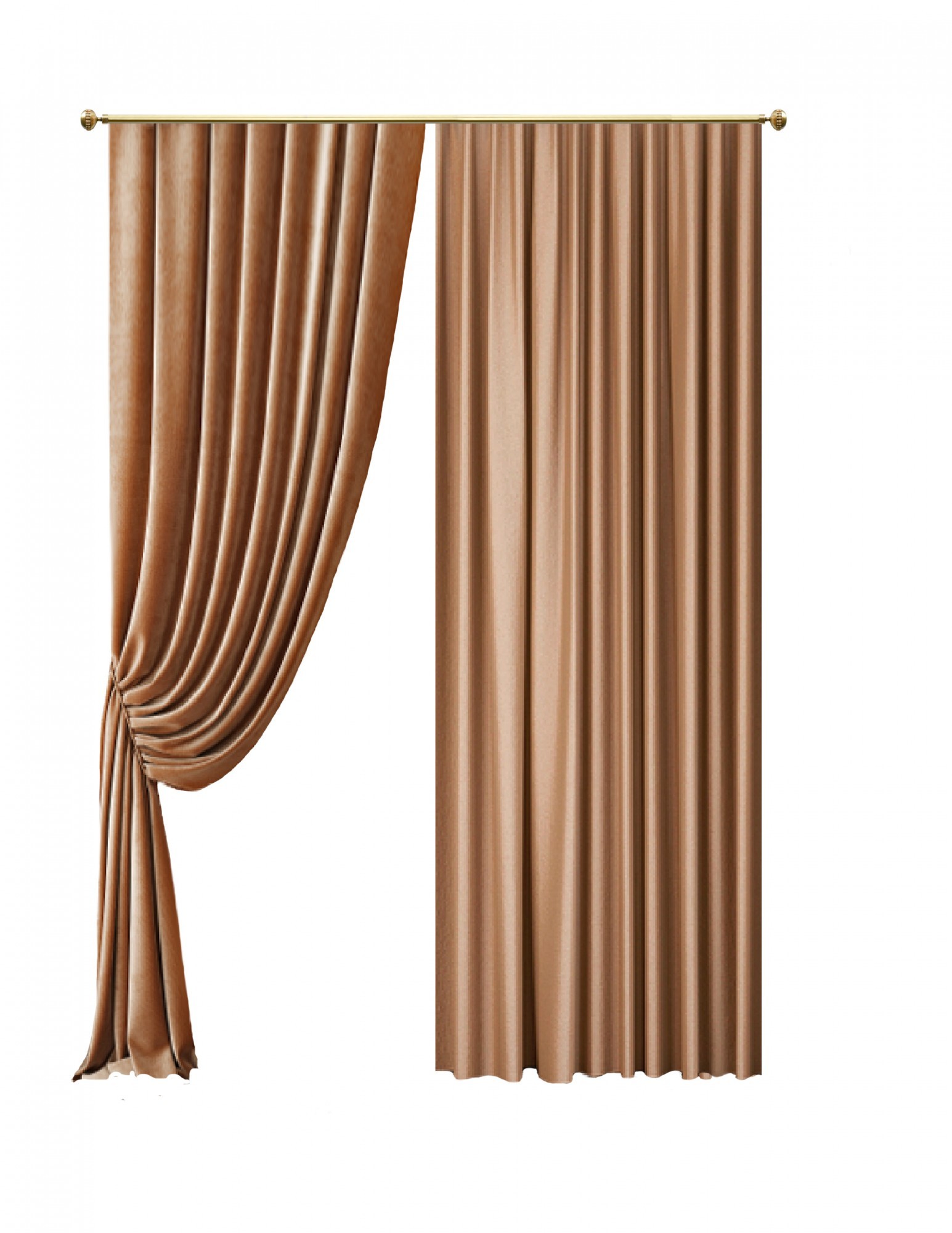 Шторы Декорин Бархатные 200x270 см 2 шт Темно- Бежевые
Шторы Декорин Бархатные 200x270 см 2 шт Темно- Бежевые