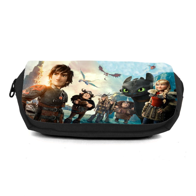 Школьный пенал Как приручить дракона 0013 органайзер универсальный (DRG-0013-blc) черный