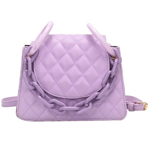 Мягкая женская сумка из стеганной экокожи MAVKA, цвет сиреневый 
Мягкая женская сумка из стеганной экокожи MAVKA, цвет сиреневый