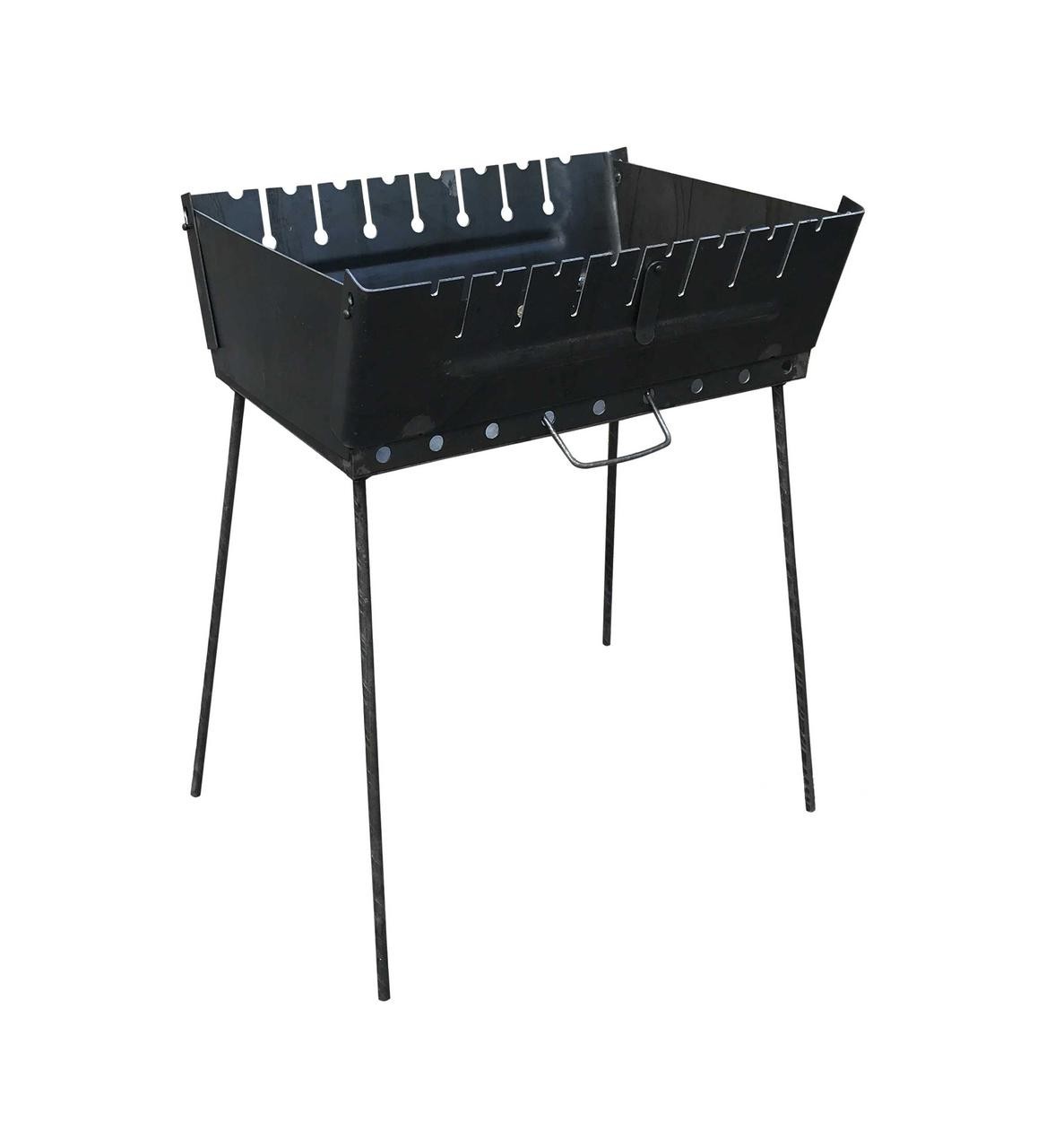 Мангал чемодан на 10 шампуров 
Мангал чемодан на 10 шампуров