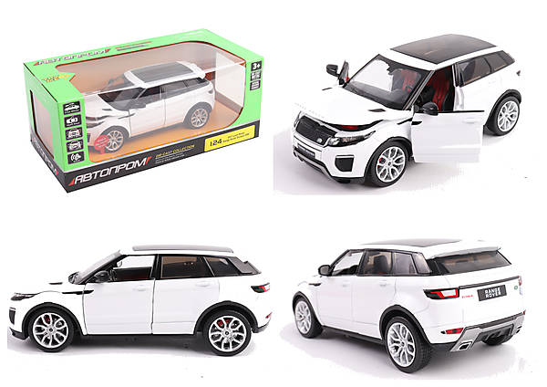 Машина металл 1:24 "2017 Range Rover Evoque HSE" белый цвет свет, звук Автопром (68258AW)
Машина металл 1:24 "2017 Range Rover Evoque HSE" белый цвет свет, звук Автопром (68258AW)