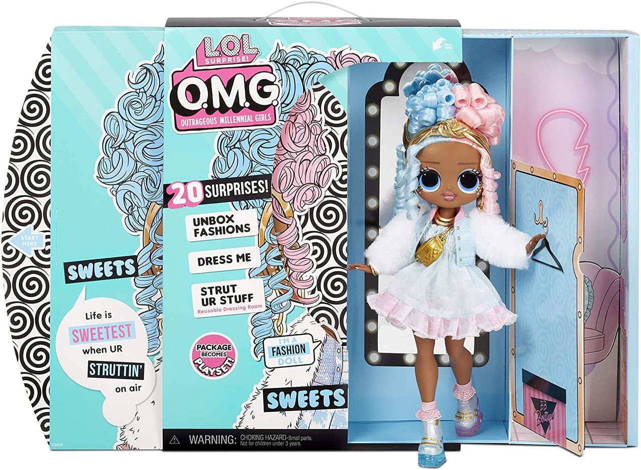 Игровой набор с куклой L.O.L. Surprise O.M.G Sweets Сахарок Леди-конфетка с аксессуарами
Игровой набор с куклой L.O.L. Surprise O.M.G Sweets Сахарок Леди-конфетка с аксессуарами