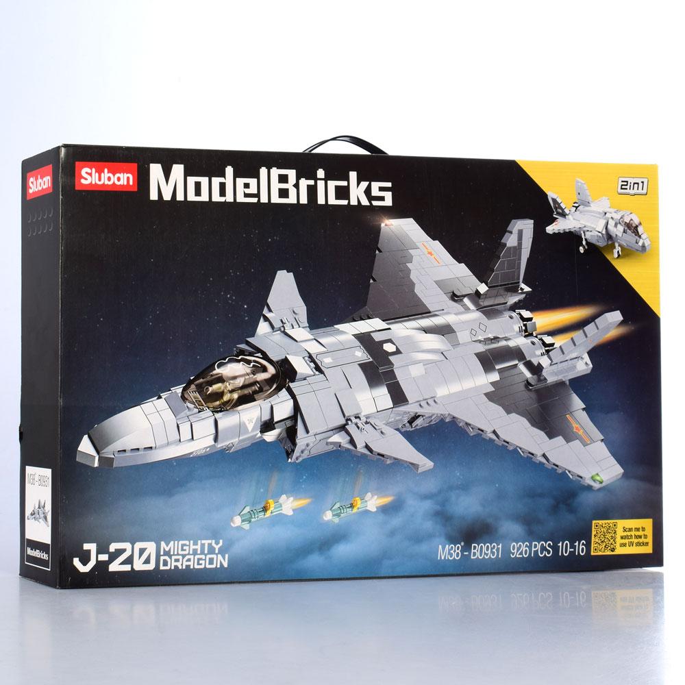 Конструктор SLUBAN M38-B0931 самолет 47,4см, 2в1, 926дет, в кор-ке, 62,5-35,5-9,5см
Конструктор SLUBAN M38-B0931 самолет 47,4см, 2в1, 926дет, в кор-ке, 62,5-35,5-9,5см