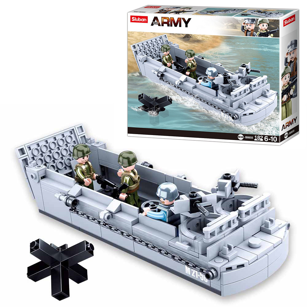 Конструктор SLUBAN M38-B0855 военный катер, фигурки, 182дет, в кор-ке, 28,5-24-5,5см
Конструктор SLUBAN M38-B0855 военный катер, фигурки, 182дет, в кор-ке, 28,5-24-5,5см