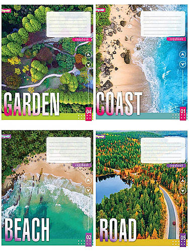 Тетрадь А5 60 листов в клетку Get ready for travel (10шт в упак микс) 1 Вересня (764957)
Тетрадь А5 60 листов в клетку Get ready for travel (10шт в упак микс) 1 Вересня (764957)