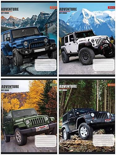 Тетрадь А5 60 листов в клетку Adventure off-road (10шт в упак микс) 1 Вересня (764955)
Тетрадь А5 60 листов в клетку Adventure off-road (10шт в упак микс) 1 Вересня (764955)