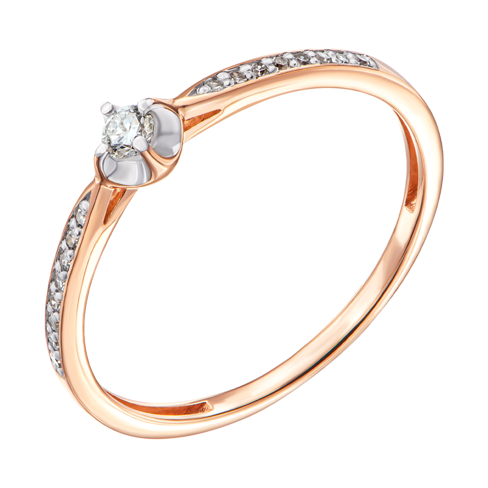 Золотое кольцо в комбинированном цвете с бриллиантами 000139234 17 размера
Золотое кольцо в комбинированном цвете с бриллиантами 000139234 17 размера