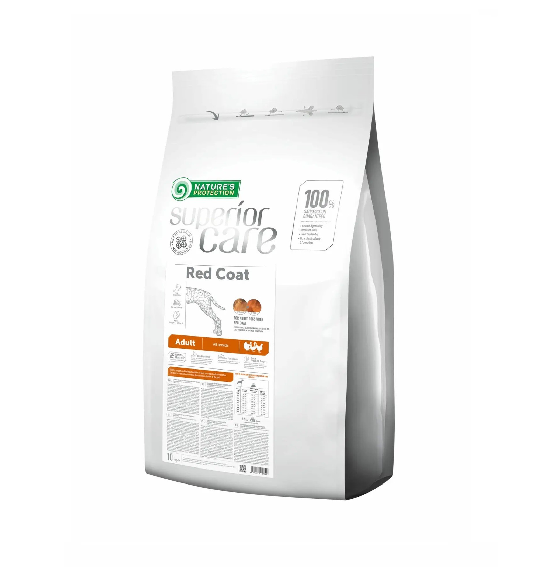 Сухой корм Nature’s Protection Superior Care для взрослых рыжих собак всех пород Red Coat Poultry Adult All breeds с мясом птицы 10 кг
Сухой корм Nature’s Protection Superior Care для взрослых рыжих собак всех пород Red Coat Poultry Adult All breeds с мясом птицы 10 кг
