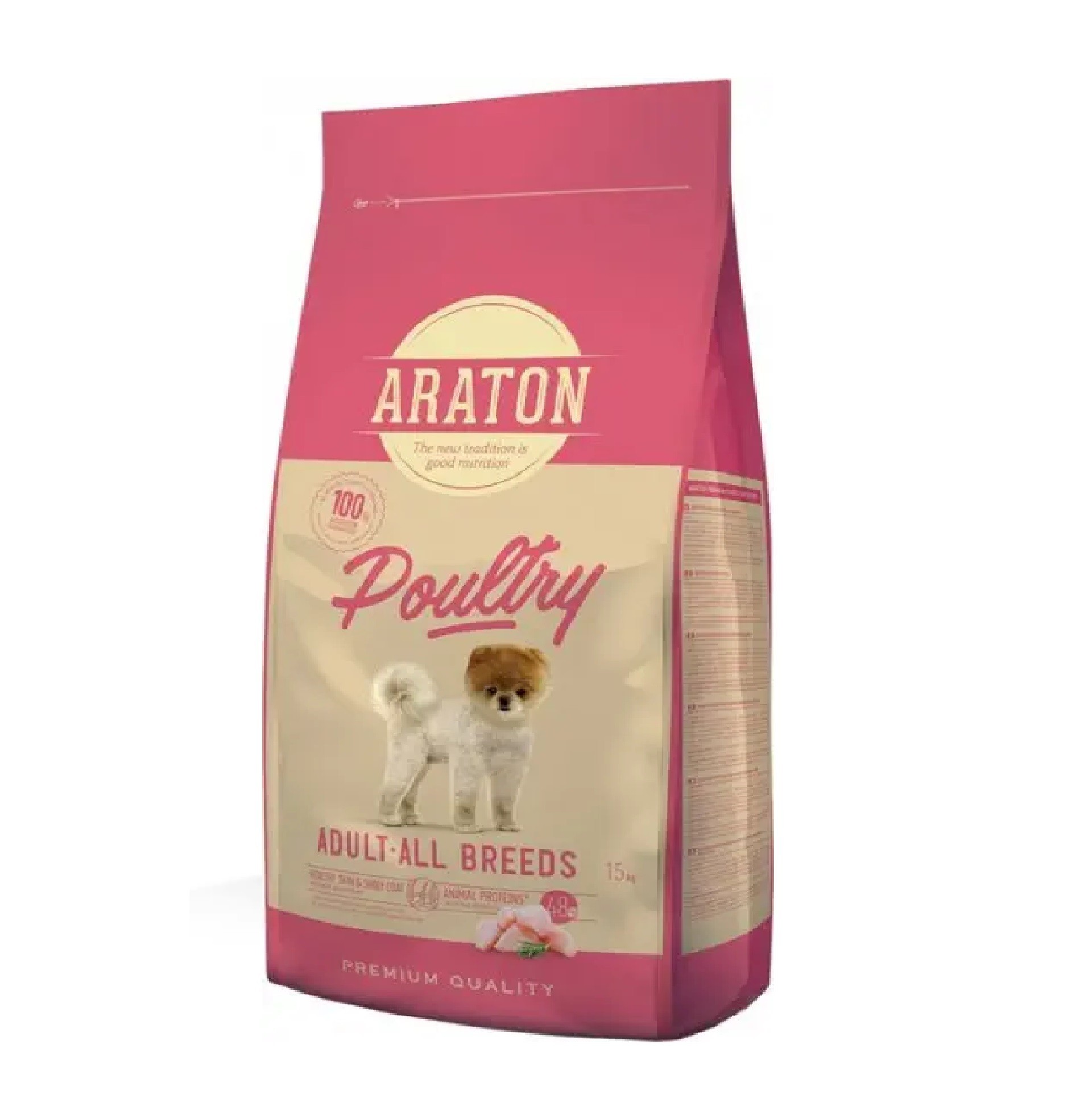 Сухой корм ARATON для собак всех пород POULTRY Adult All Breeds с мясом птицы 15 кг
Сухой корм ARATON для собак всех пород POULTRY Adult All Breeds с мясом птицы 15 кг