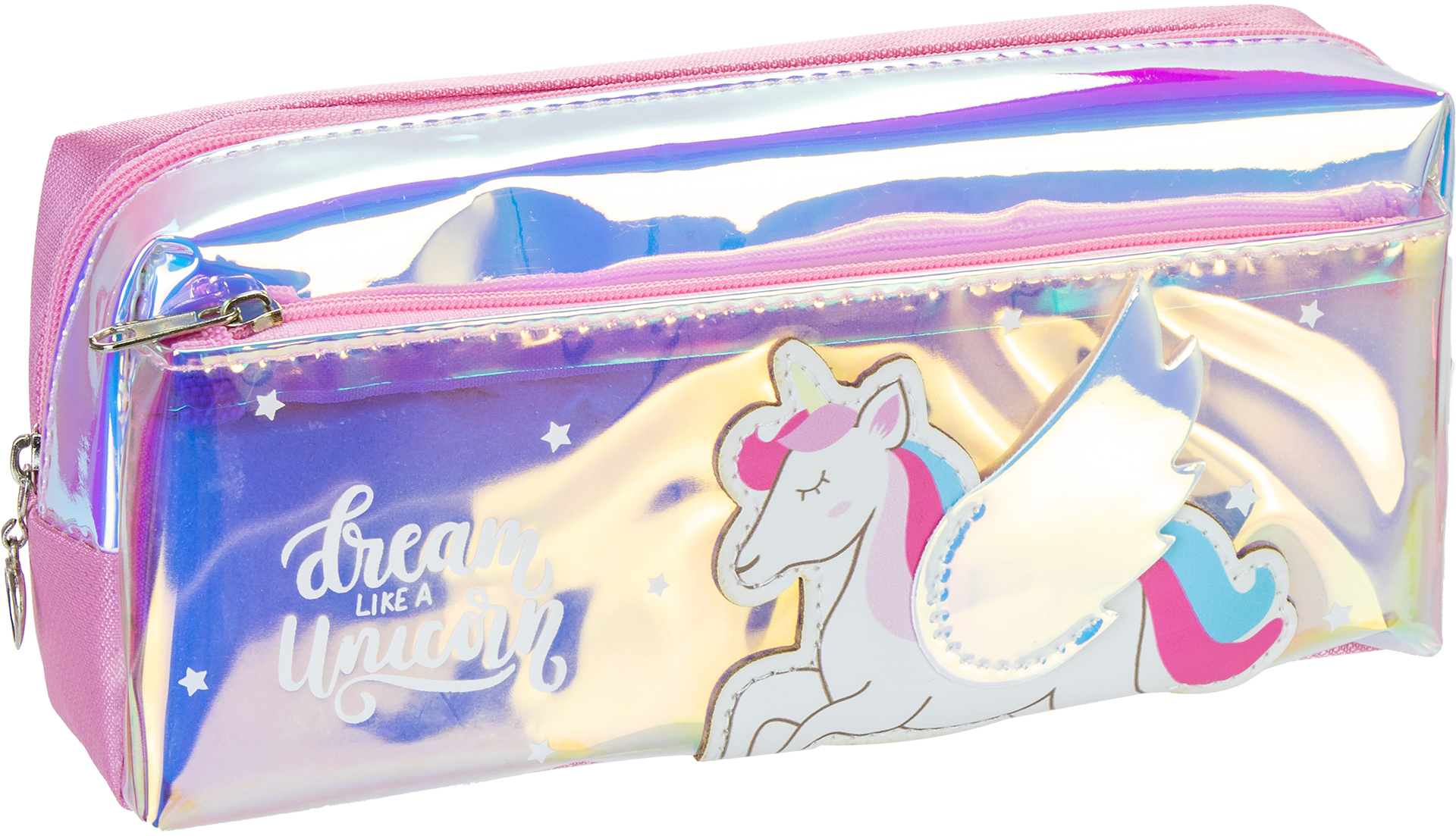 Пенал Cool For School голографический 2 отделения Dream like a Unicorn розовый (CF86959)
Пенал Cool For School голографический 2 отделения Dream like a Unicorn розовый (CF86959)