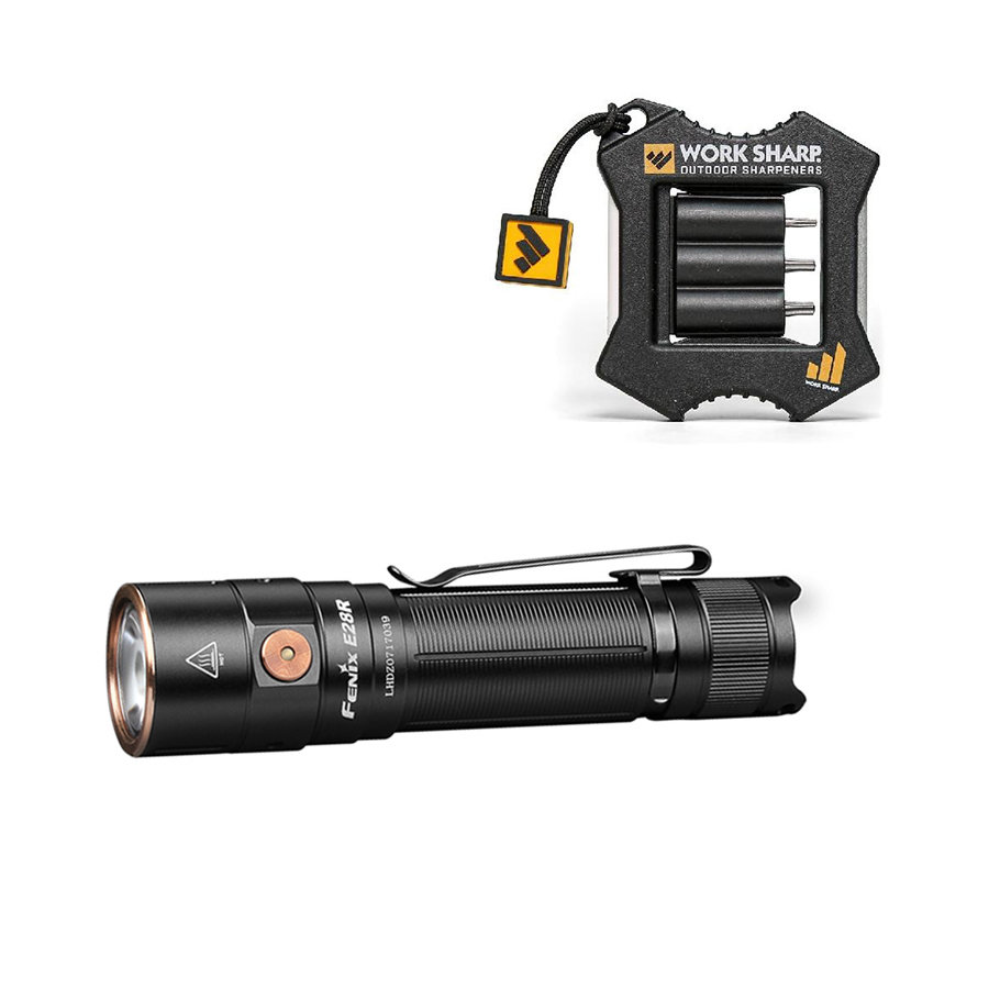 Ліхтар ручний Fenix E28R + Work Sharp Micro (аккумулятор 3400 мАч, USB Type-C зарядка, 1500люмен) набор
Ліхтар ручний Fenix E28R + Work Sharp Micro (аккумулятор 3400 мАч, USB Type-C зарядка, 1500люмен) набор