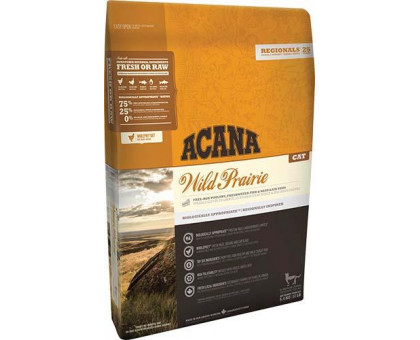 Сухой корм Acana Wild Prairie Cat со вкусом птицы для кошек всех пород, 1.8 кг a64018
Сухой корм Acana Wild Prairie Cat со вкусом птицы для кошек всех пород, 1.8 кг a64018