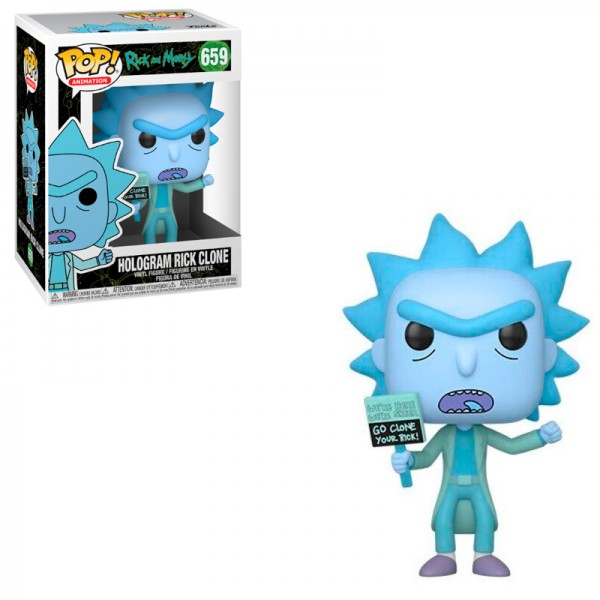 Фигурка Funko POP! Rick & Morty - Hologram Rick Clone Vinyl Figure, 10cm, 44252
Фигурка Funko POP! Rick & Morty - Hologram Rick Clone Vinyl Figure, 10cm, 44252