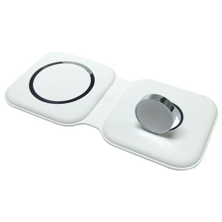 Беспроводное магнитное зарядное устройство Magnetic Charging Dock 2 в 1 для iPhone 12 AirPods Apple Watch
Беспроводное магнитное зарядное устройство Magnetic Charging Dock 2 в 1 для iPhone 12 AirPods Apple Watch