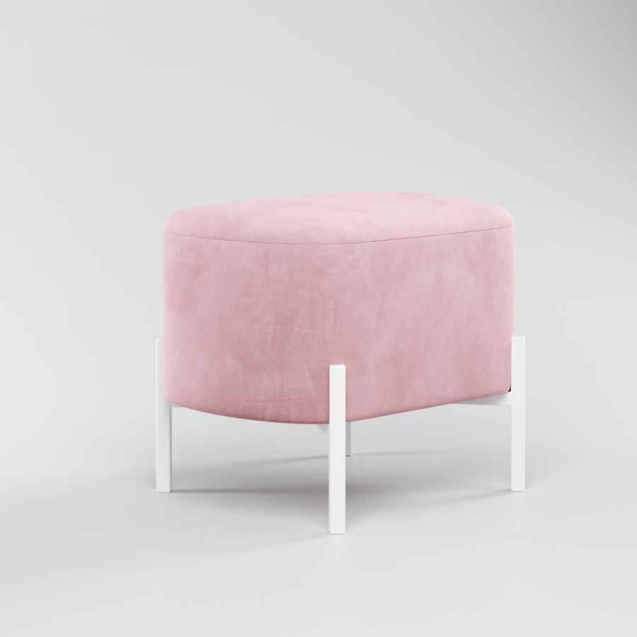Пуф на металлических ножках Fenster Флинт 2 Белый/Велюр Розовый
Пуф на металлических ножках Fenster Флинт 2 Белый/Велюр Розовый