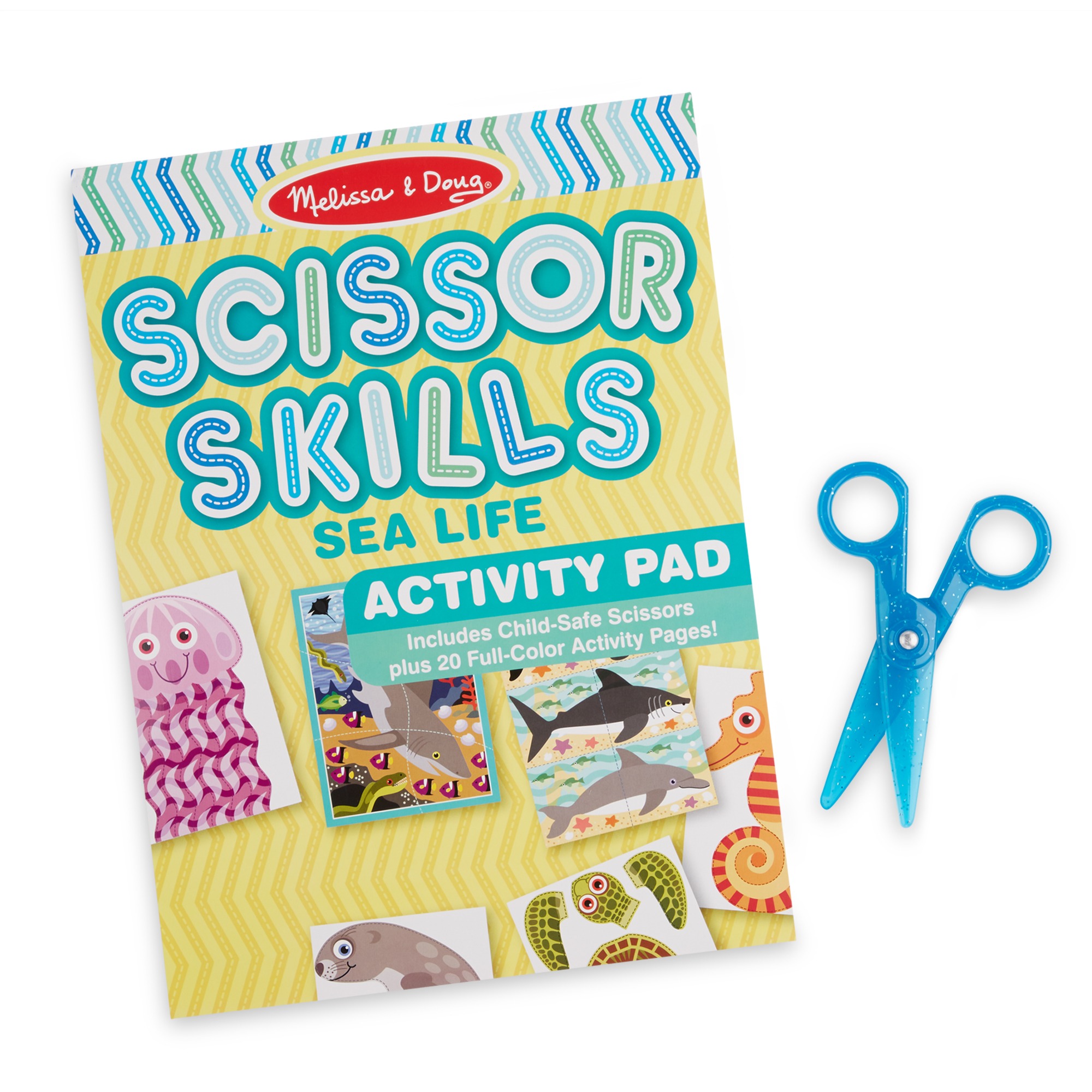 Набор для творчества Sea Life Scissor Skills Activity Pad Вырежь сам животных Океан Melissa & Doug MD32007
Набор для творчества Sea Life Scissor Skills Activity Pad Вырежь сам животных Океан Melissa & Doug MD32007