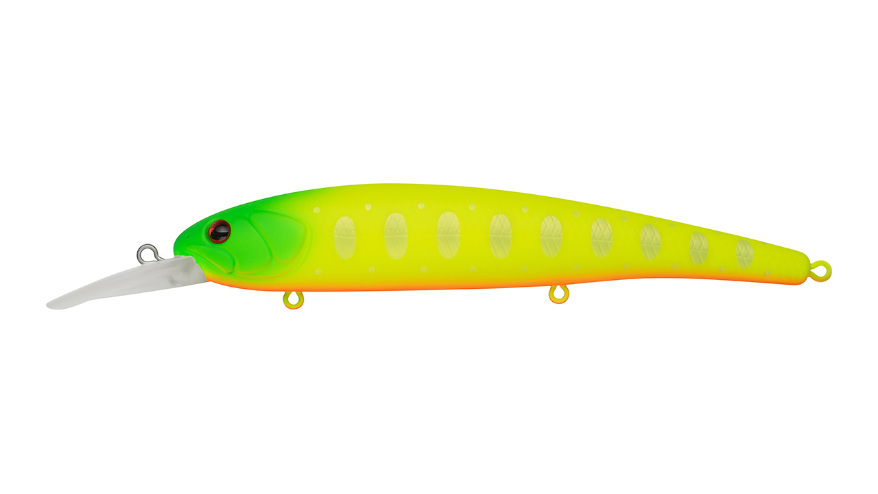 Воблер Минноу Strike Pro Hooligan Deep Diver 120, 120 мм, 20,9 гр, Загл. 6,0м.-8,0м., Плавающий, цвет: A178S Lemon Mat Tiger, (EG-220L#A178S) (128529)
Воблер Минноу Strike Pro Hooligan Deep Diver 120, 120 мм, 20,9 гр, Загл. 6,0м.-8,0м., Плавающий, цвет: A178S Lemon Mat Tiger, (EG-220L#A178S) (128529)